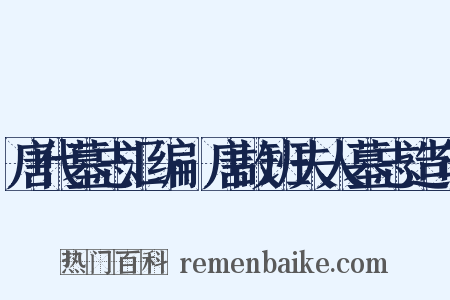 唐代墓志汇编·唐故班夫人墓志造句是什么意思的图片